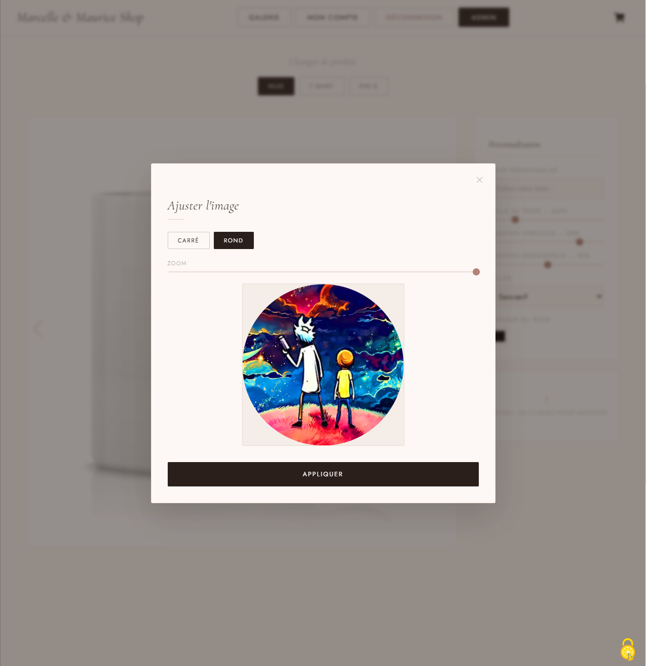 Marcelle & Maurice Shop — vue 3
