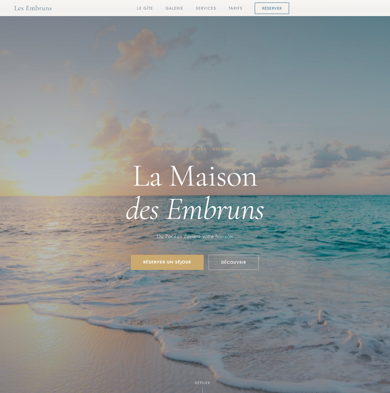 La Maison des Embruns — vue 1