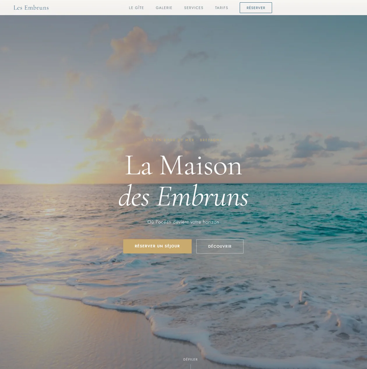 La Maison des Embruns — vue 1
