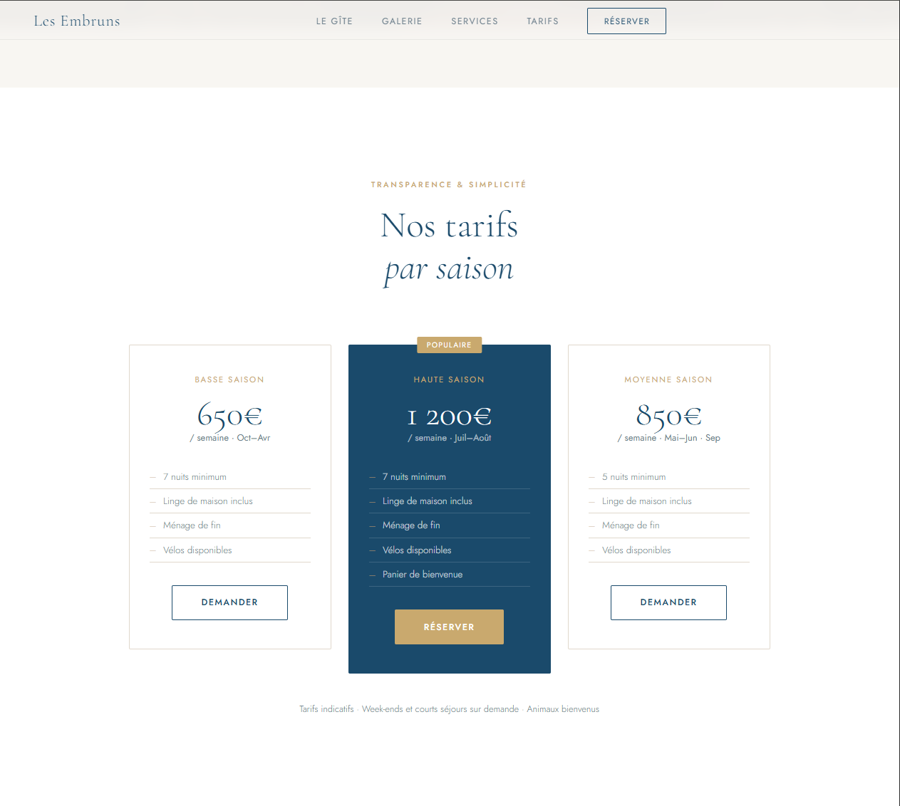 La Maison des Embruns — vue 3